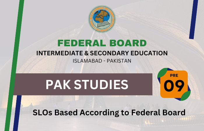 Pak Studies VIII  ( Pre Nine )